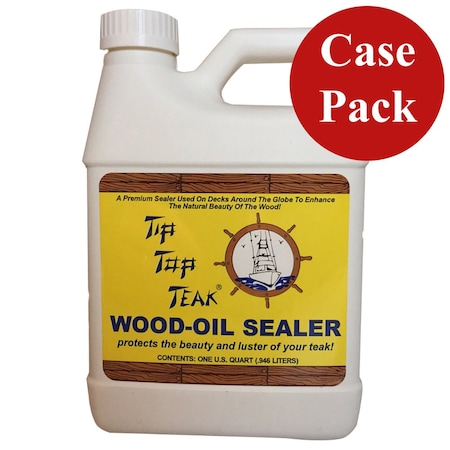 Tip Top Teak Wood Oil Sealer - Quart - *Case of 12* TS 1001CASE